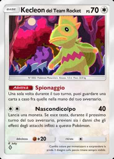Kecleon del Team Rocket #062 · I Loschi Piani del Team Rocket (B4a)