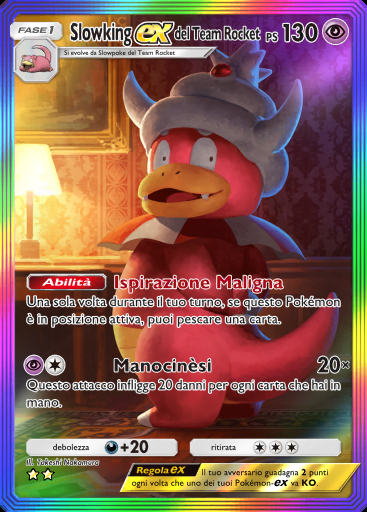 Slowking-ex del Team Rocket #091 · I Loschi Piani del Team Rocket (B4a)