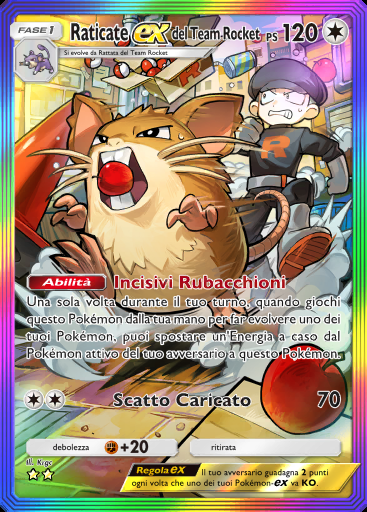 Raticate-ex del Team Rocket #093 · I Loschi Piani del Team Rocket (B4a)