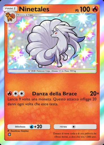 Ninetales #096 · I Loschi Piani del Team Rocket (B4a)