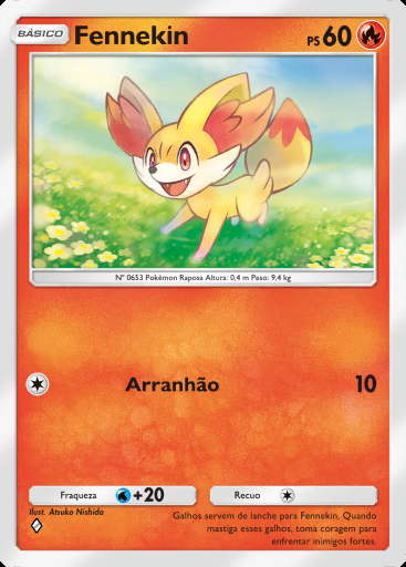 Fennekin #010 · Ambições da Equipe Rocket (B4a)