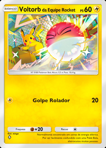 Voltorb da Equipe Rocket #019 · Ambições da Equipe Rocket (B4a)