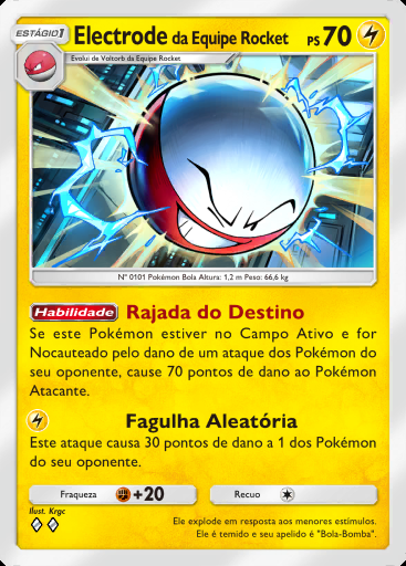 Electrode da Equipe Rocket #020 · Ambições da Equipe Rocket (B4a)