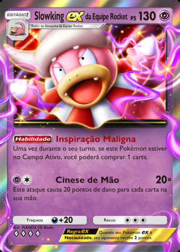 Slowking ex da Equipe Rocket #026 · Ambições da Equipe Rocket (B4a)