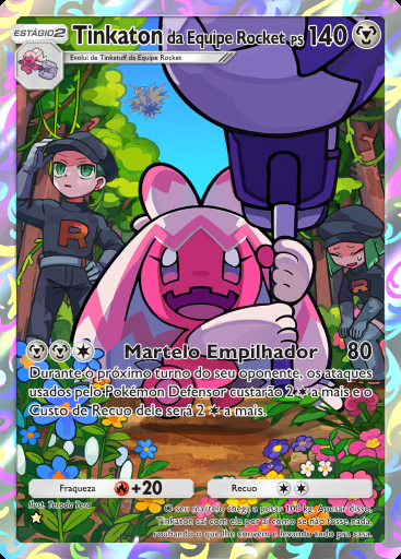 Tinkaton da Equipe Rocket #075 · Ambições da Equipe Rocket (B4a)