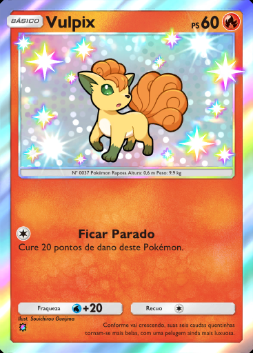 Vulpix #095 · Ambições da Equipe Rocket (B4a)