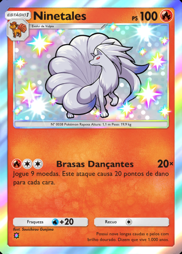 Ninetales #096 · Ambições da Equipe Rocket (B4a)