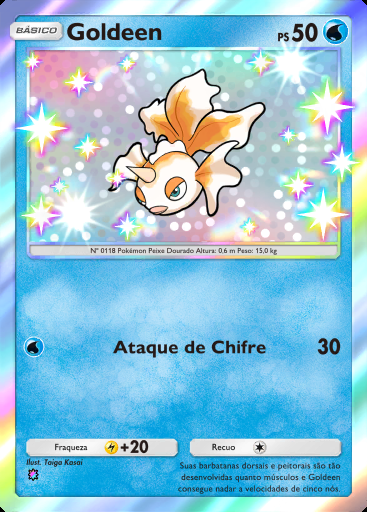 Goldeen #097 · Ambições da Equipe Rocket (B4a)