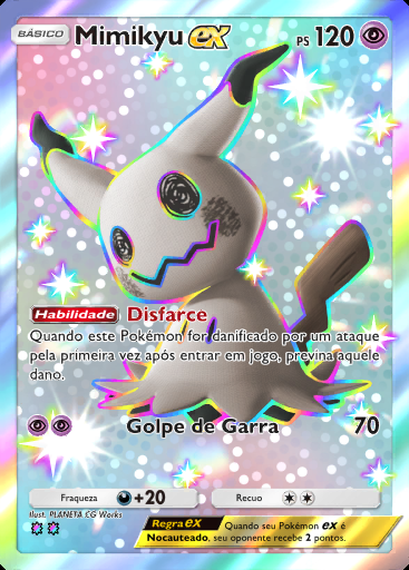 Mimikyu ex #107 · Ambições da Equipe Rocket (B4a)