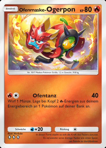 Ofenmaske- Ogerpon #272 · Deluxepack: Mega (B4b)