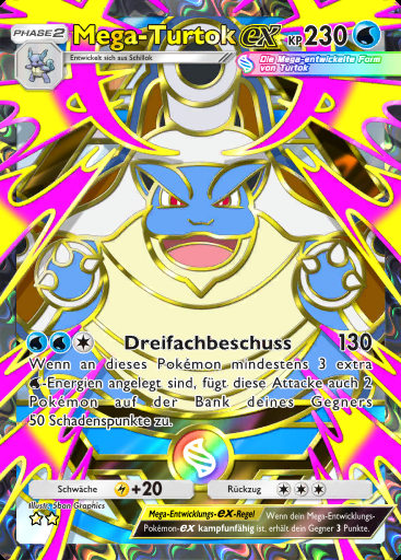 Mega-Turtok-ex #414 · Deluxepack: Mega (B4b)