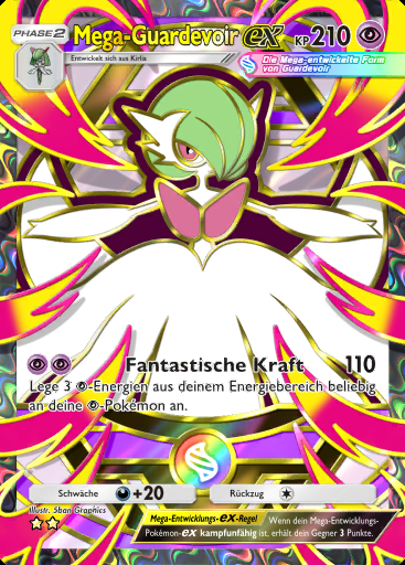 Mega-Guardevoir-ex #416 · Deluxepack: Mega (B4b)