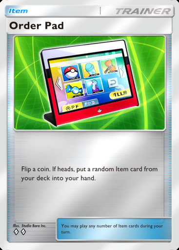 Order Pad