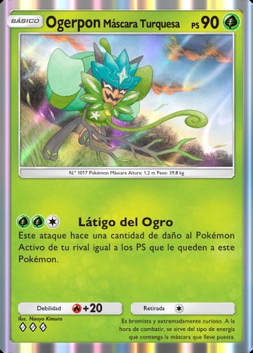 Ogerpon Máscara Turquesa