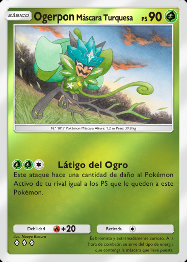 Ogerpon Máscara Turquesa