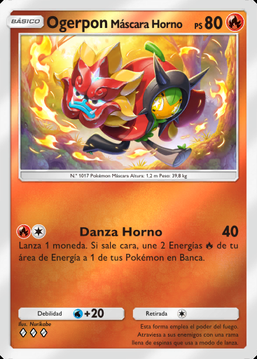 Ogerpon Máscara Horno