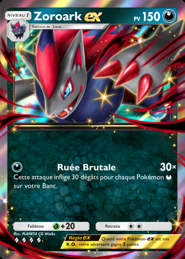 Zoroark-ex #146 · Booster de Luxe Méga (B4b)