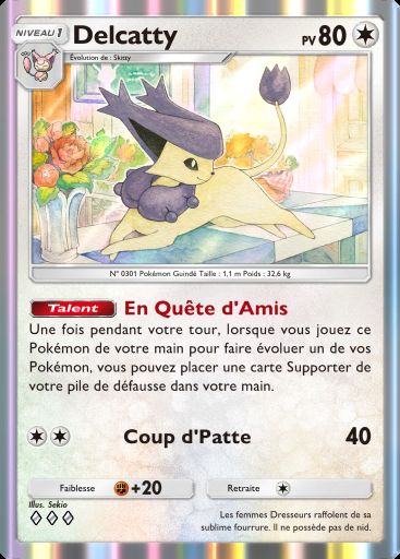 Delcatty #185 · Booster de Luxe Méga (B4b)
