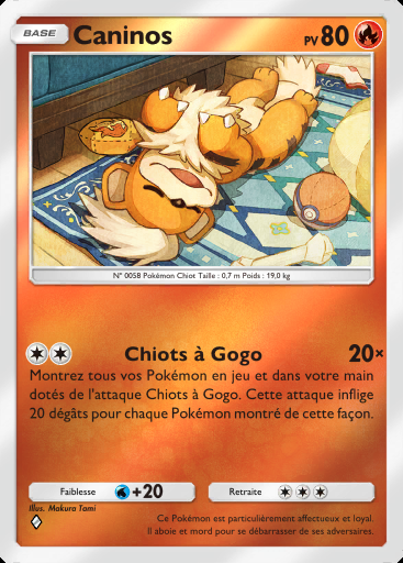 Caninos #260 · Booster de Luxe Méga (B4b)
