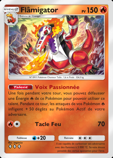 Flâmigator #270 · Booster de Luxe Méga (B4b)