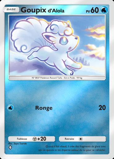 Goupix d'Alola #275 · Booster de Luxe Méga (B4b)