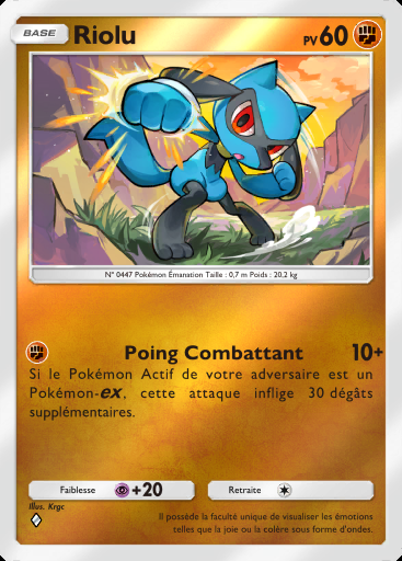 Riolu #318 · Booster de Luxe Méga (B4b)