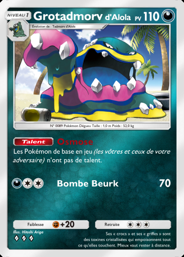 Grotadmorv d'Alola #325 · Booster de Luxe Méga (B4b)