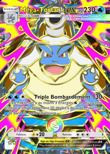 Méga-Tortank-ex #414 · Booster de Luxe Méga (B4b)
