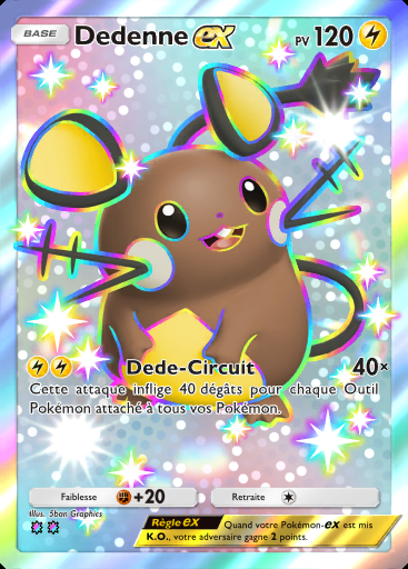 Dedenne-ex #426 · Booster de Luxe Méga (B4b)