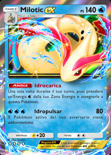 Milotic-ex #070 · Busta Deluxe Mega (B4b)