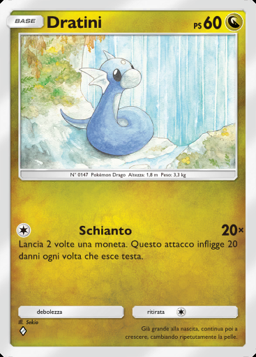 Dratini #169 · Busta Deluxe Mega (B4b)