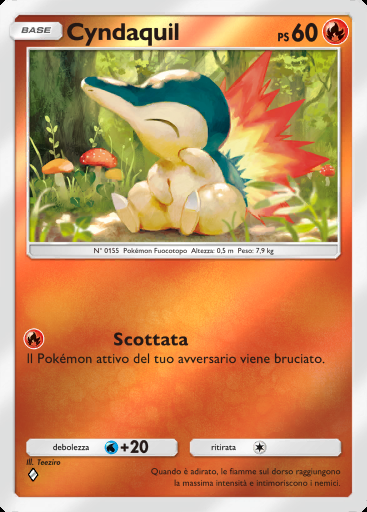 Cyndaquil #262 · Busta Deluxe Mega (B4b)