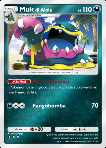 Muk di Alola #325 · Busta Deluxe Mega (B4b)