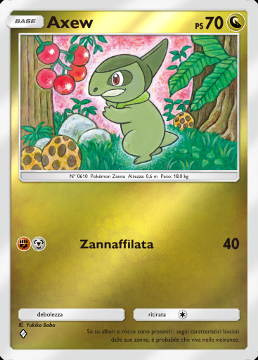 Axew #346 · Busta Deluxe Mega (B4b)