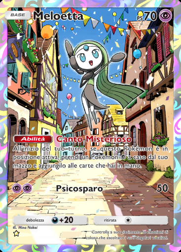 Meloetta #405 · Busta Deluxe Mega (B4b)