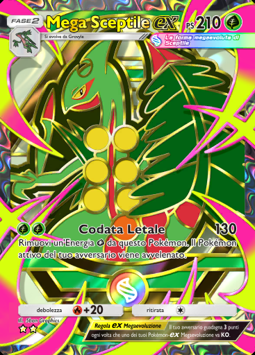 Mega Sceptile-ex #410 · Busta Deluxe Mega (B4b)