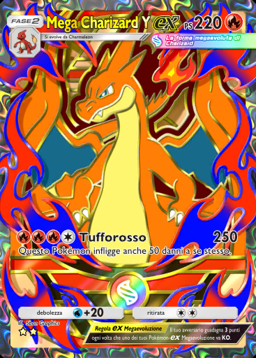 Mega Charizard Y-ex #412 · Busta Deluxe Mega (B4b)