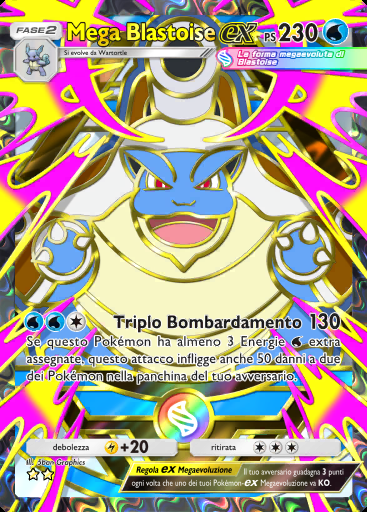 Mega Blastoise-ex #414 · Busta Deluxe Mega (B4b)