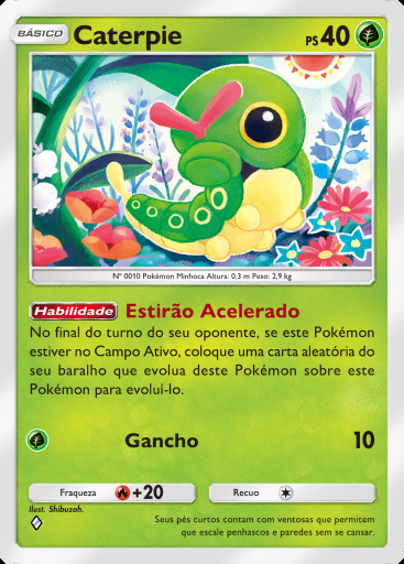 Caterpie #004 · Pacote Deluxe Mega (B4b)
