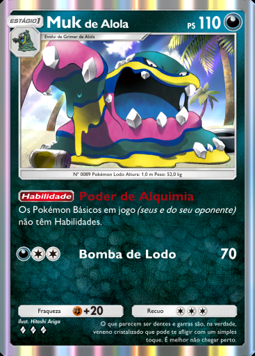 Muk de Alola #138 · Pacote Deluxe Mega (B4b)