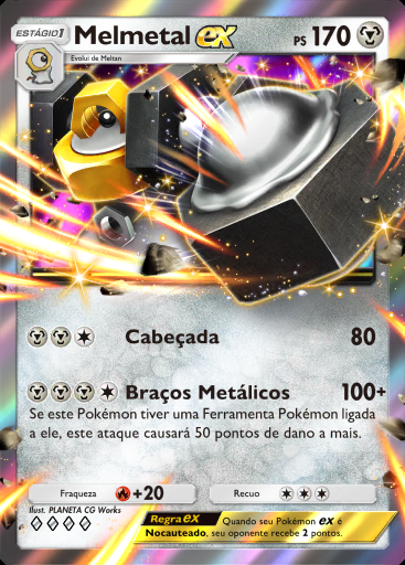 Melmetal ex #166 · Pacote Deluxe Mega (B4b)