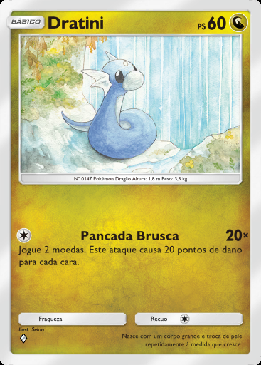 Dratini #169 · Pacote Deluxe Mega (B4b)