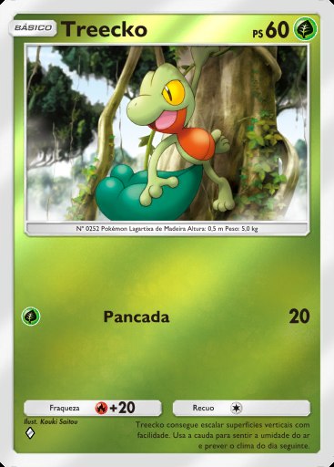 Treecko #244 · Pacote Deluxe Mega (B4b)