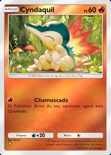 Cyndaquil #262 · Pacote Deluxe Mega (B4b)