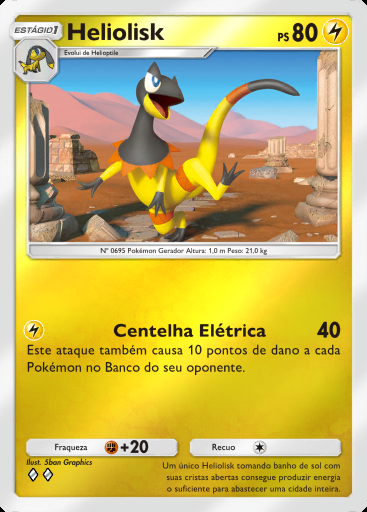 Heliolisk #299 · Pacote Deluxe Mega (B4b)