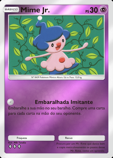Mime Jr. #308 · Pacote Deluxe Mega (B4b)