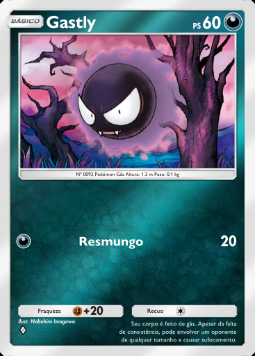 Gastly #326 · Pacote Deluxe Mega (B4b)