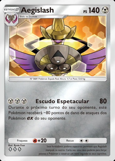 Aegislash #340 · Pacote Deluxe Mega (B4b)