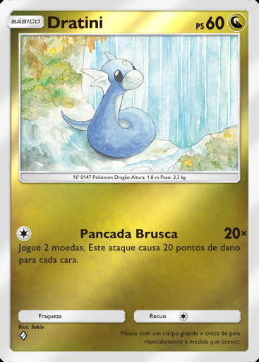 Dratini #343 · Pacote Deluxe Mega (B4b)