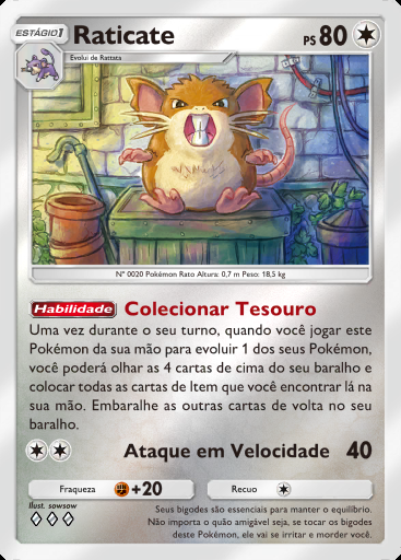 Raticate #351 · Pacote Deluxe Mega (B4b)